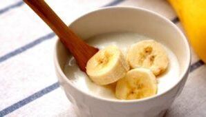 Banánová maska ​​pre žiarivosť a pleť bez vrások